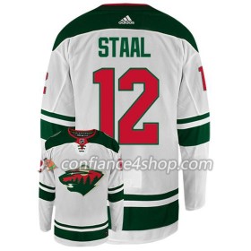 Adidas Maillot de Hockey Minnesota Wild ERIC STAAL 12 Blanc Authentic - Homme